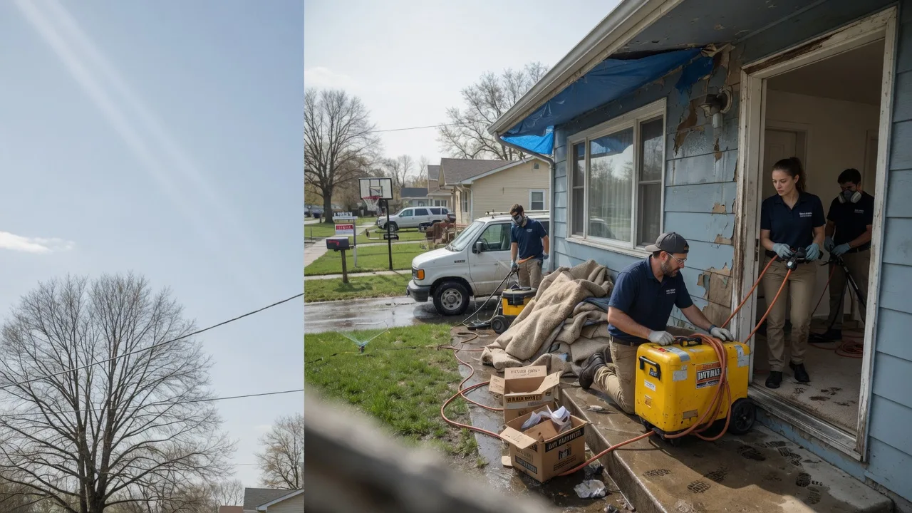 Basement Flood Cleanup in Bluffton, OH near me